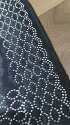 Nimantran Exclusive Fancy Party Wear Saree with Blouse – Elegant Teal Grey Saree with Silver Embroidery